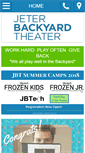 Mobile Screenshot of jeterbackyardtheater.com